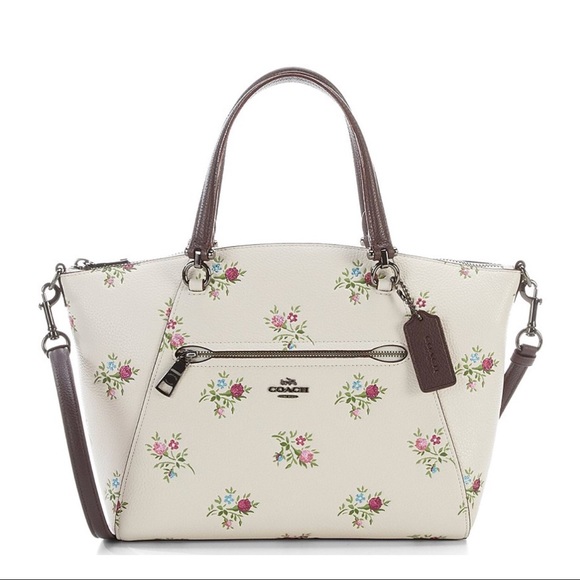coach prairie satchel floral